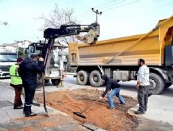 Yol ve kaldırım çalışmaları tam gaz devam ediyor